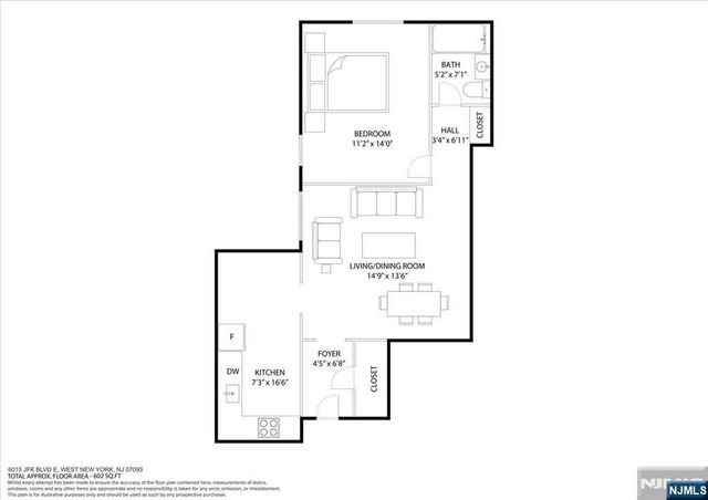 6015 E Blvd 1B, West New York, NJ 07093