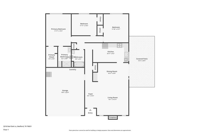 3216 Red Oak Lane, Bedford, TX 76021