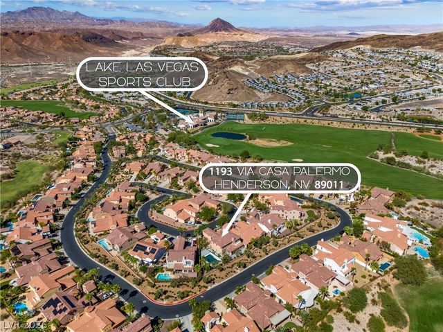 1193 Via Casa Palermo, Henderson, NV 89011
