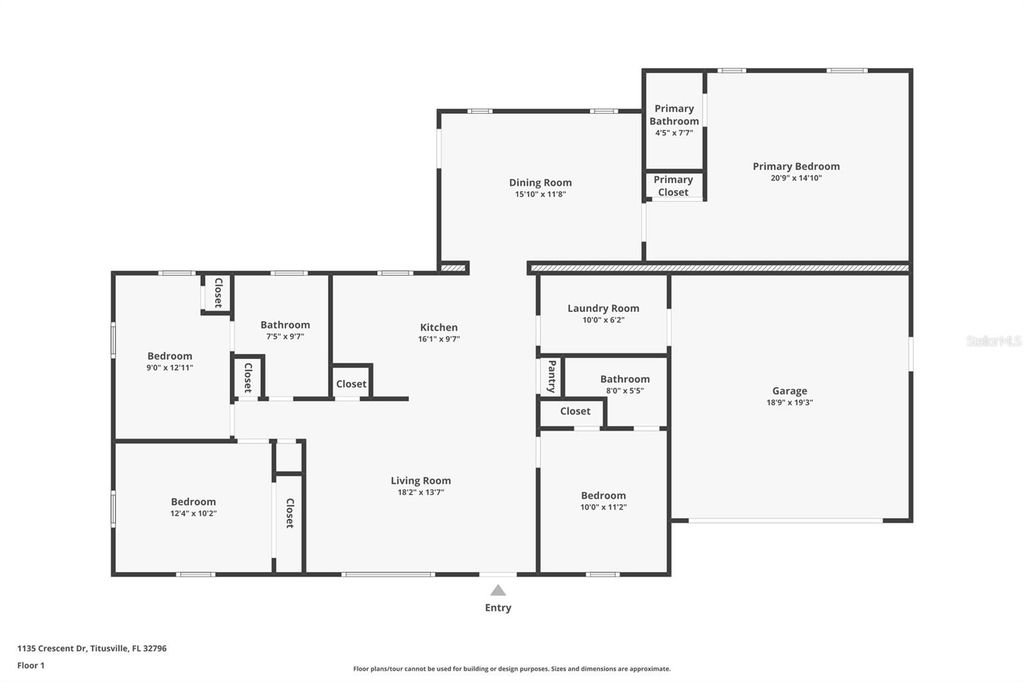 Image 36 of property listing at 1135 CRESCENT DRIVE, Titusville, FL 32796