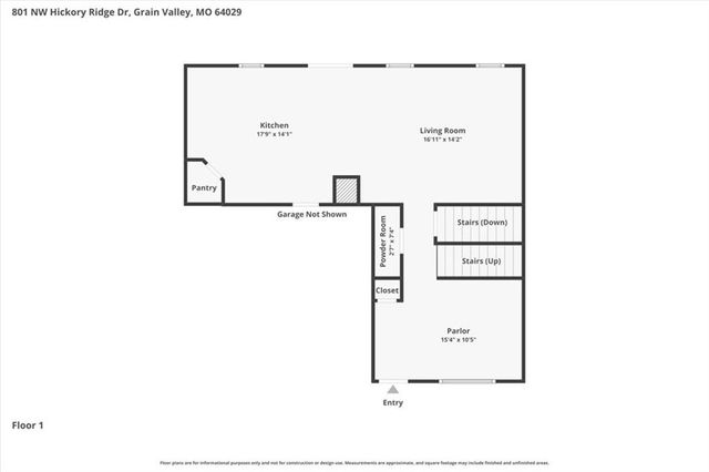 801 NW Hickory Ridge Drive, Grain Valley, MO 64029