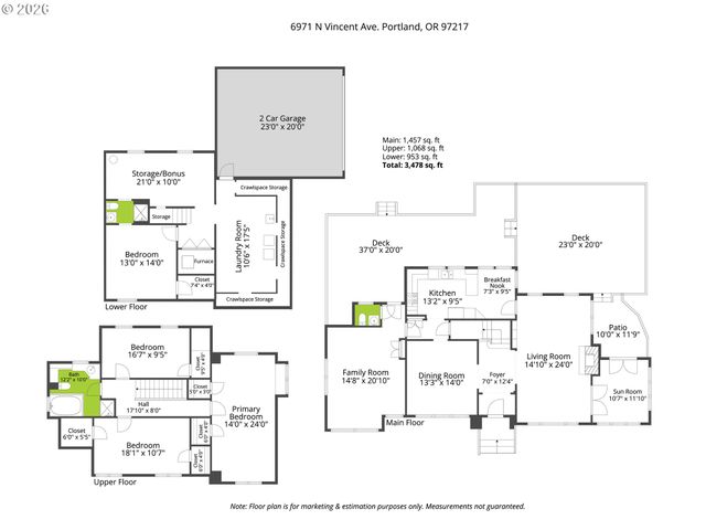 6971 N VINCENT Ave, Portland, OR 97217