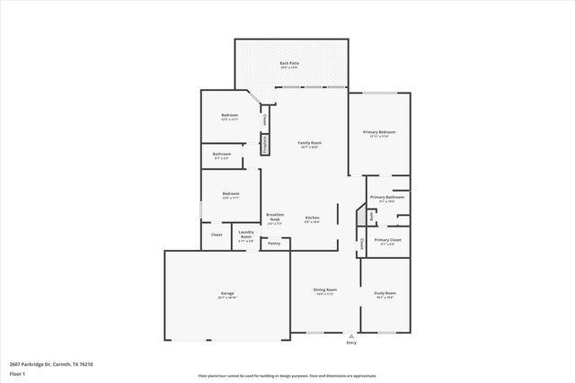 2607 Parkridge Drive, Corinth, TX 76210