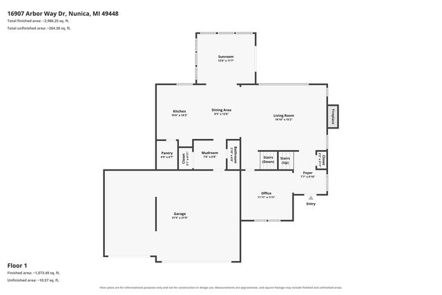 16907 Arbor Way Drive, Crockery Twp, MI 49448