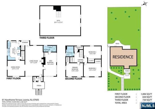 61 Hawthorne Terrace, Leonia, NJ 07605