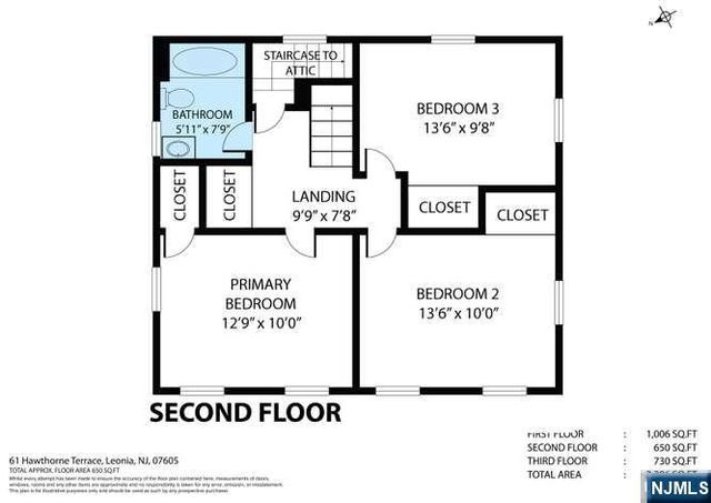 61 Hawthorne Terrace, Leonia, NJ 07605