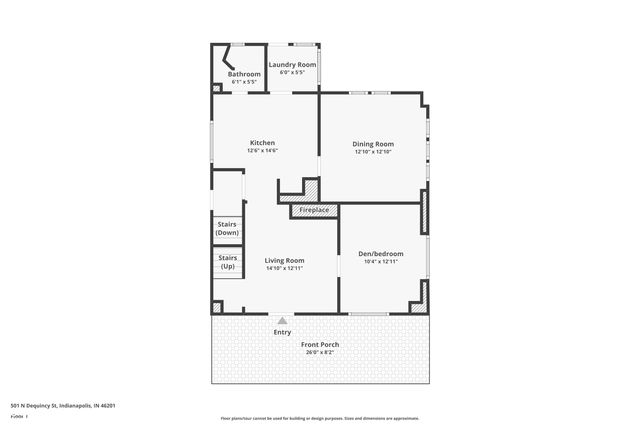 501 N Dequincy Street, Indianapolis, IN 46201