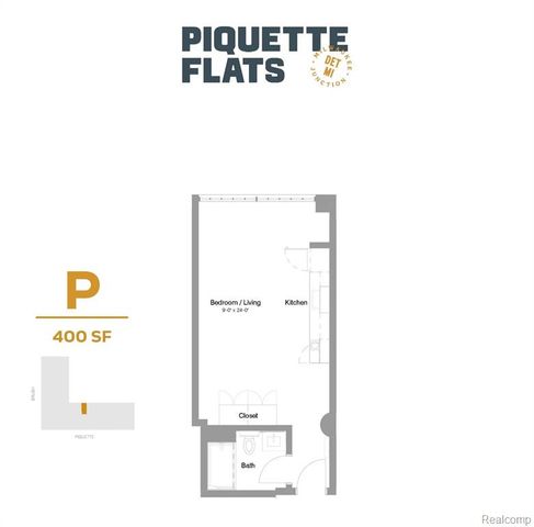 411 Piquette Avenue P, Detroit, MI 48202