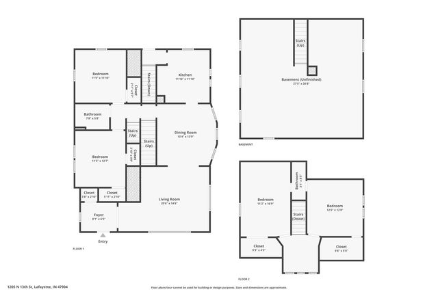1205 N 13th Street, Lafayette, IN 47904