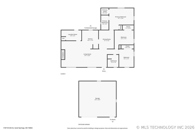 1107 W 4th Street, Sand Springs, OK 74063