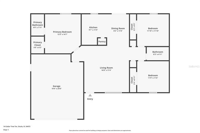 14 CEDAR TREE TERRACE, Ocala, FL 34472