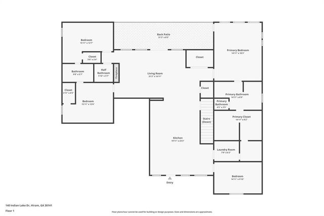 140 Indian Lake Drive, Hiram, GA 30141