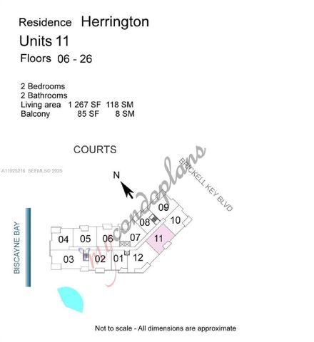 701 Brickell Key Blvd 1911, Miami, FL 33131