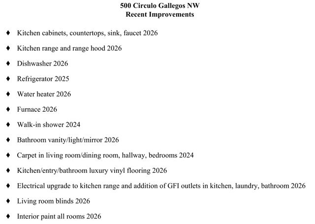 500 Circulo Gallegos NW, Albuquerque, NM 87107