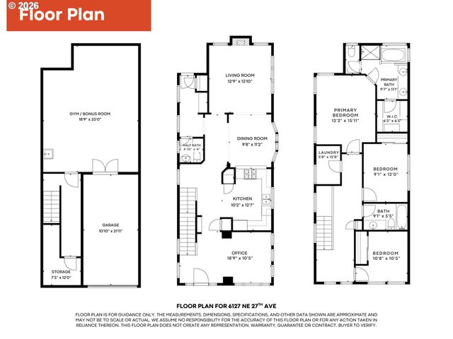 6127 Ne 27TH Ave, Portland, OR 97211