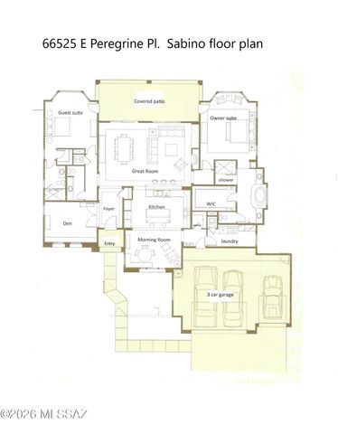 66525 E Peregrine Place, Saddlebrooke, AZ 85739