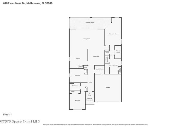 6488 Van Ness Drive, Melbourne, FL 32940