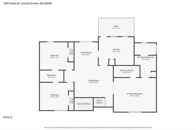 130 Creek Drive, Locust Grove, GA 30248
