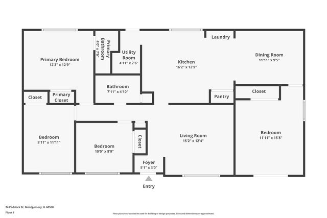 74 Paddock Street, Montgomery, IL 60538