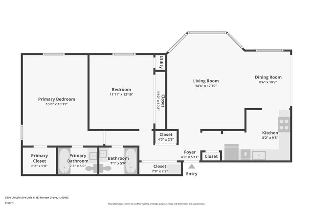 5500 W LINCOLN Avenue 111E, Morton Grove, IL 60053