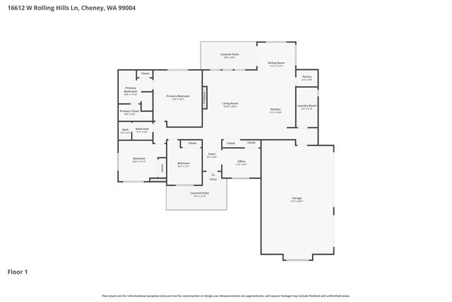 16612 W ROLLING HILLS ESTATES Ln, Cheney, WA 99004