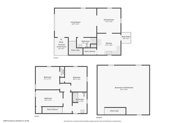 1306 Parmele Street, Rockford, IL 61104