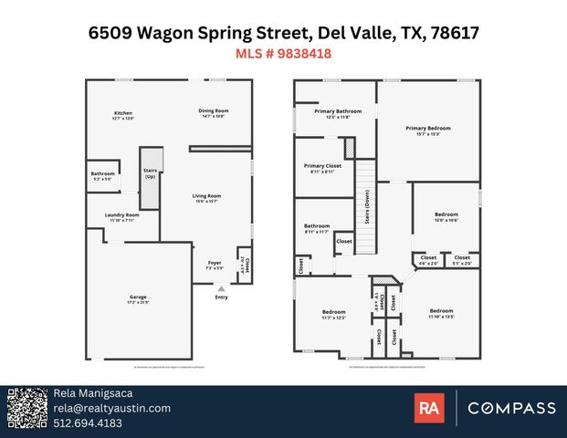 6509 Wagon Spring ST, Del Valle, TX 78617