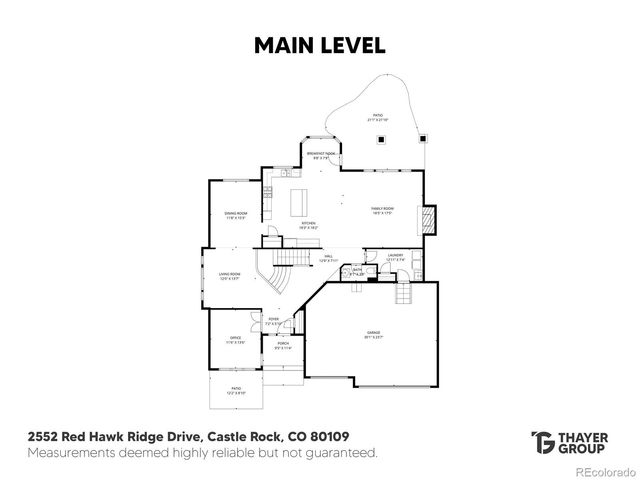 2552 Red Hawk Ridge Drive, Castle Rock, CO 80109