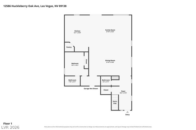 12586 Huckleberry Oak Avenue, Las Vegas, NV 89138