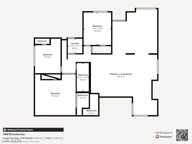 3409 El Cortez Avenue, Las Vegas, NV 89102