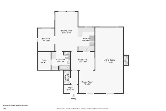 N3901 Wildcat Road, Poynette, WI 53955