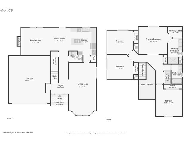 2385 Nw LYDIA Pl, Beaverton, OR 97006