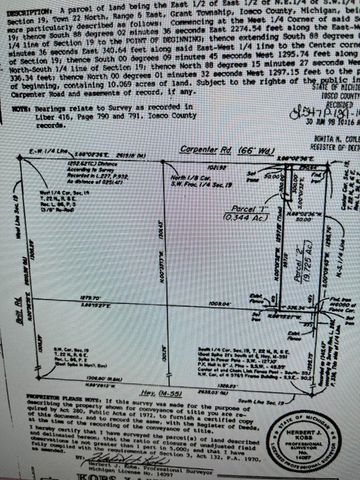 5745 Carpenter Road, Whittemore, MI 48770