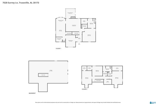 7520 SURREY LANE, Trussville, AL 35173