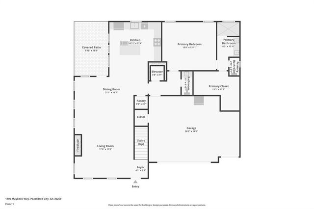 1100 Maybeck Way, Peachtree City, GA 30269