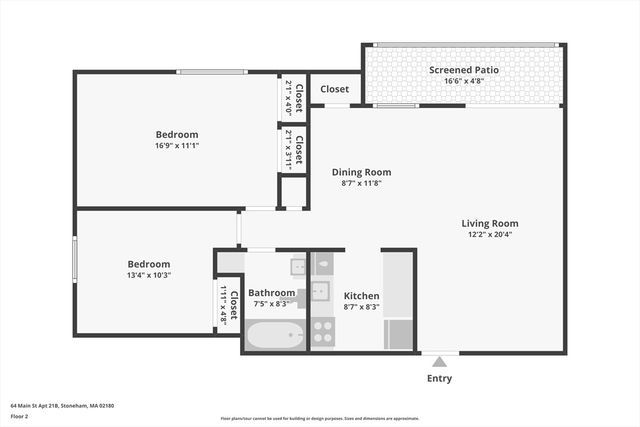 64 Main St 21B, Stoneham, MA 02180