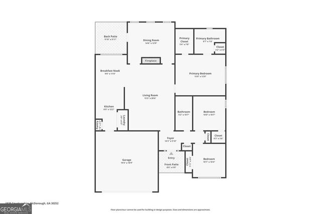 1825 Courtyard Lane, Mcdonough, GA 30252