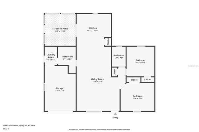 9444 VANCOUVER ROAD, Spring Hill, FL 34608