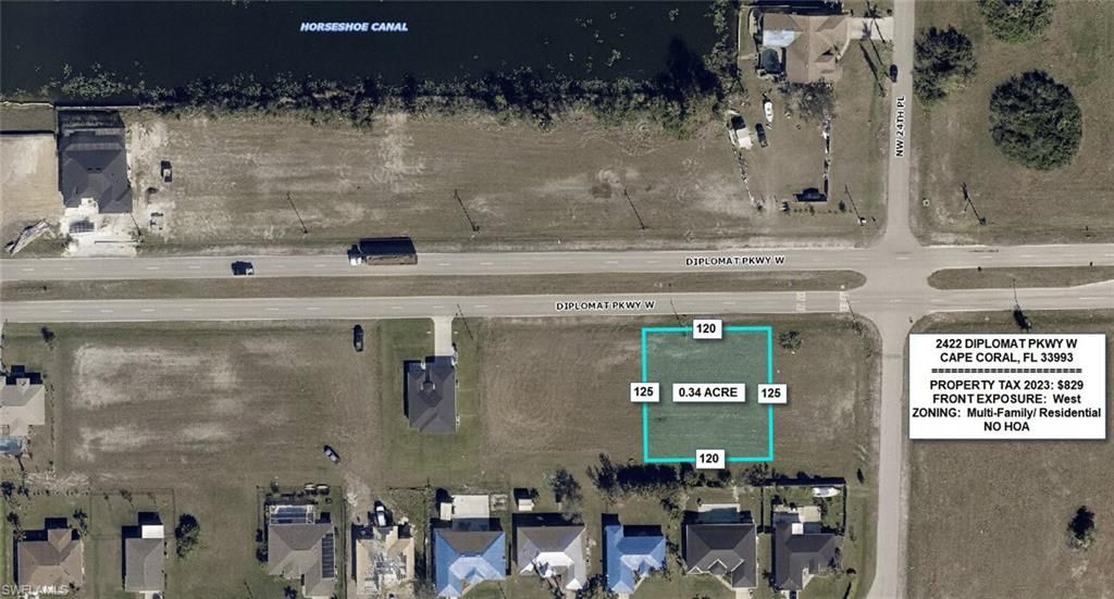 2422 Diplomat PKWY W, CAPE CORAL, FL 33993 — exterior
