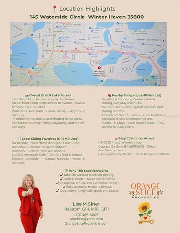 145 WATERSIDE CIRCLE, Winter Haven, FL 33880