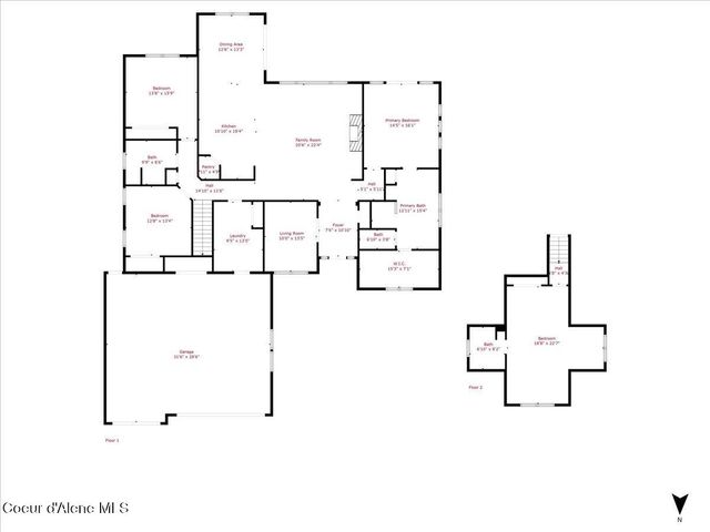 3462 E WINRAY DR, Hayden, ID 83835