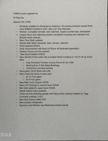 30 Ray Avenue, Zebulon, NC 27597