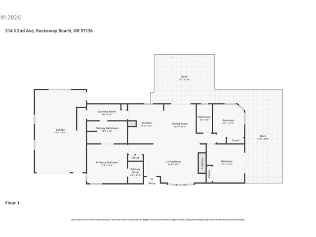 214 S 2ND Ave, Rockaway Beach, OR 97136