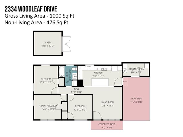 2334 Woodleaf Drive, Gastonia, NC 28052