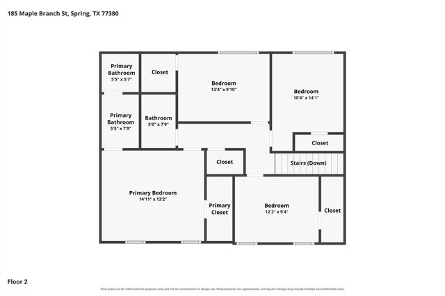 185 Maple Branch Street, The Woodlands, TX 77380