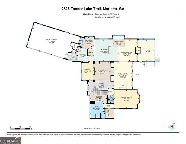 2825 Tanner Lake Trail, Marietta, GA 30064