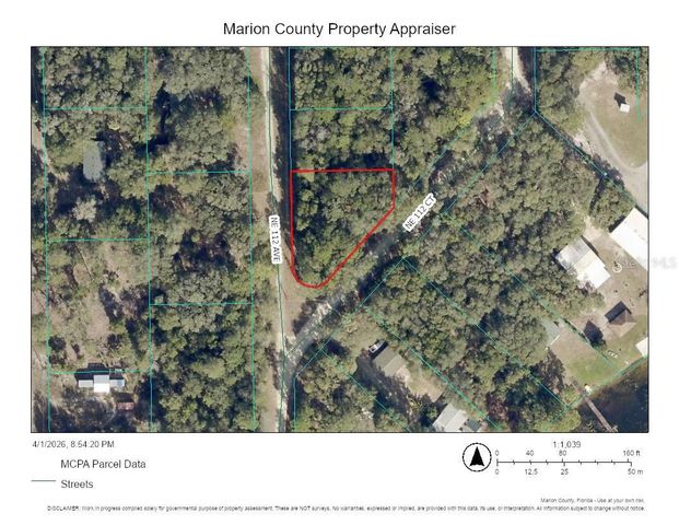 00000 NE 11TH COURT, Fort Mc Coy, FL 32134