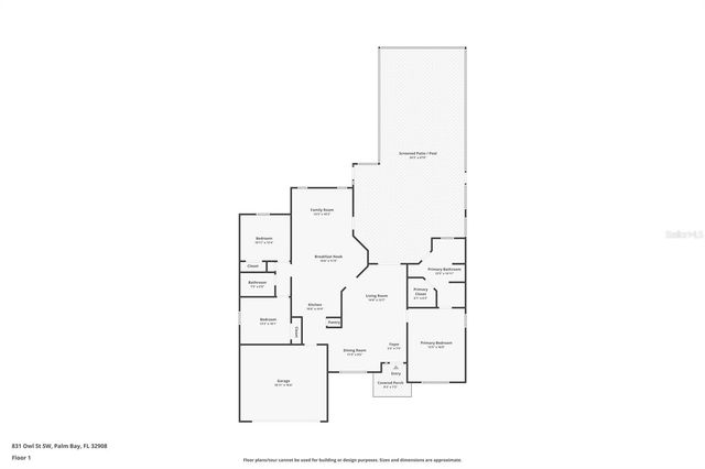 831 OWL STREET SW, Palm Bay, FL 32908