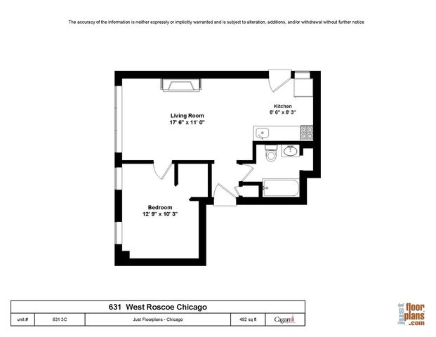 631 W ROSCOE Street C3, Chicago, IL 60657