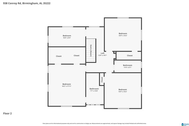 938 CONROY ROAD, Birmingham, AL 35222